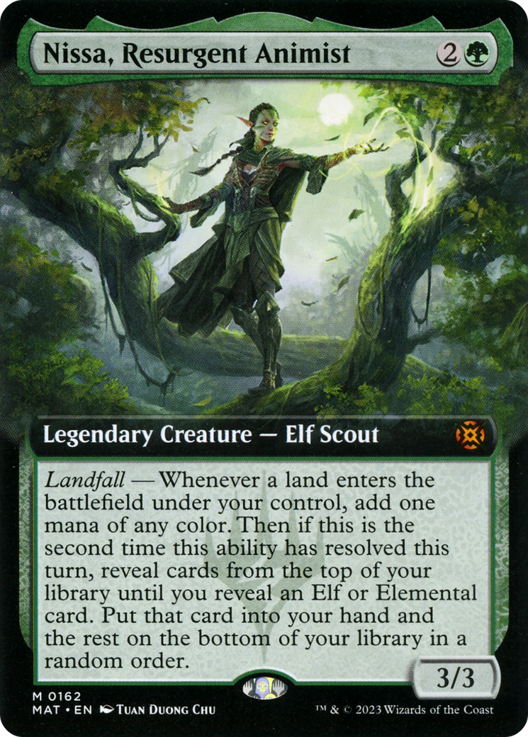 Nissa, Resurgent Animist (Extended Art) [March of the Machine: The Aftermath] - Magic: The Gathering - Card Brawlers | Quebec | Canada |