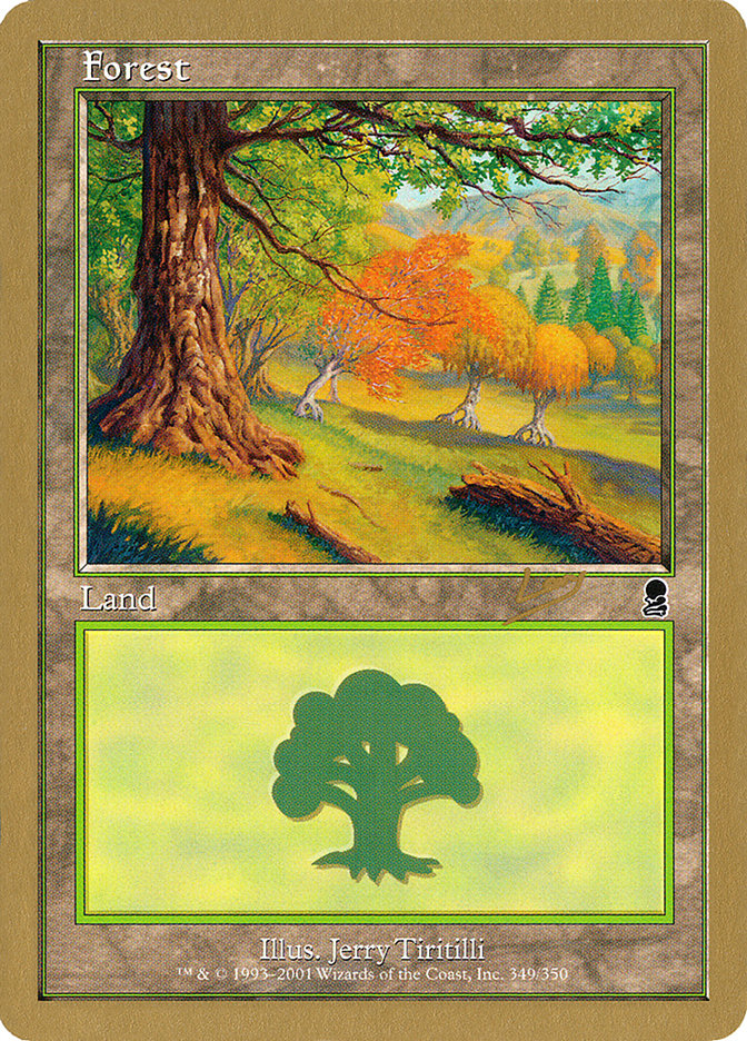 Forest (349) (Raphael Levy) [World Championship Decks 2002] - Magic: The Gathering - Card Brawlers | Quebec | Canada |