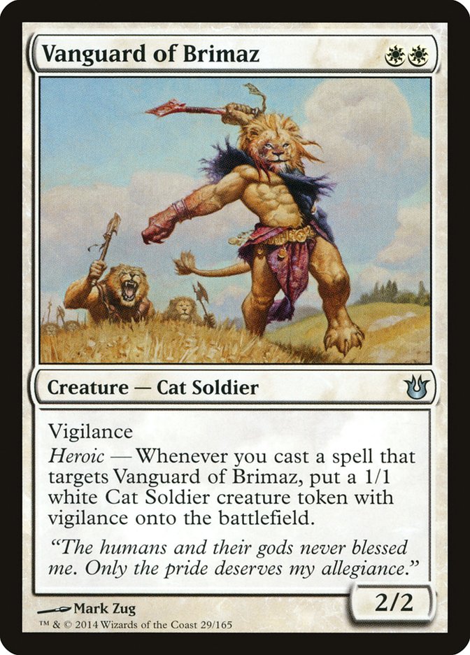 Vanguard of Brimaz [Born of the Gods] - Magic: The Gathering - Card Brawlers | Quebec | Canada |