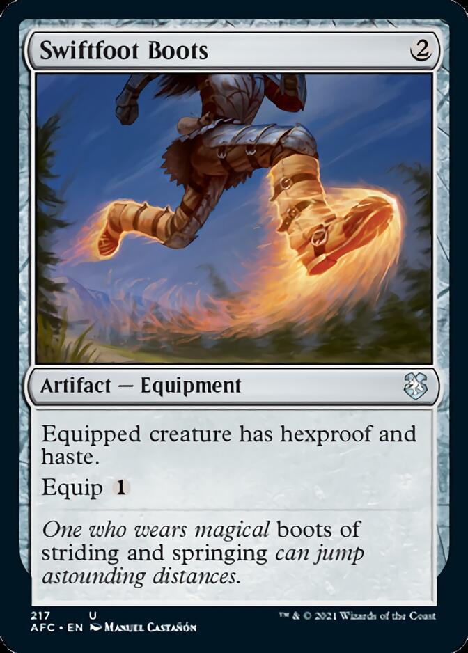 Swiftfoot Boots [Dungeons & Dragons: Adventures in the Forgotten Realms Commander] - Magic: The Gathering - Card Brawlers | Quebec | Canada |