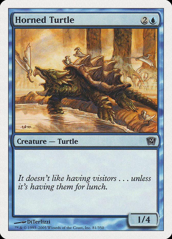 Horned Turtle [Ninth Edition] - Magic: The Gathering - Card Brawlers | Quebec | Canada |