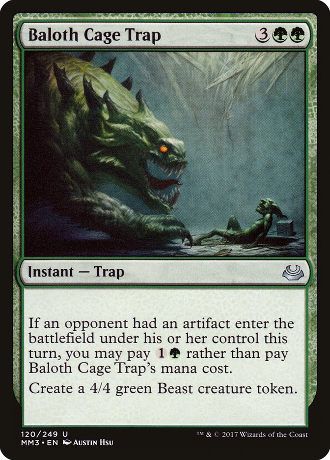 Baloth Cage Trap [Modern Masters 2017] - Magic: The Gathering - Card Brawlers | Quebec | Canada |
