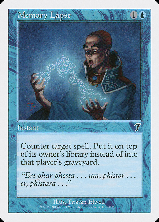 Memory Lapse [Seventh Edition] - Magic: The Gathering - Card Brawlers | Quebec | Canada |