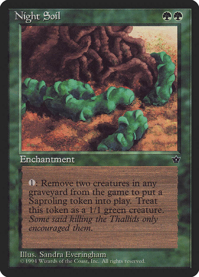 Night Soil (Sandra Everingham) [Fallen Empires] - Magic: The Gathering - Card Brawlers | Quebec | Canada |