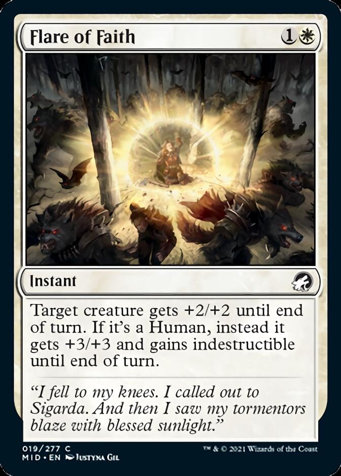 Flare of Faith [Innistrad: Midnight Hunt] - Magic: The Gathering - Card Brawlers | Quebec | Canada |