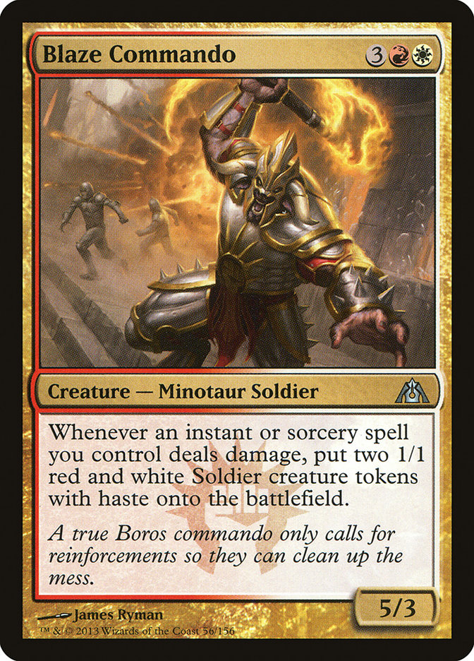 Blaze Commando [Dragon's Maze] - Magic: The Gathering - Card Brawlers | Quebec | Canada |