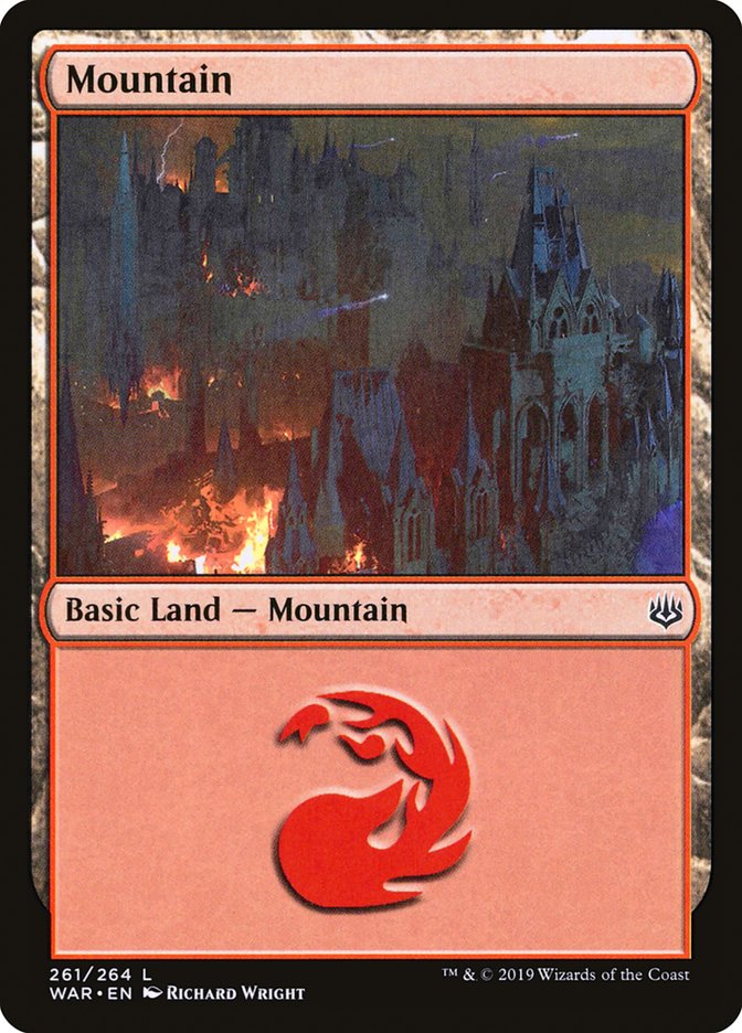 Mountain (261) [War of the Spark] - Magic: The Gathering - Card Brawlers | Quebec | Canada |