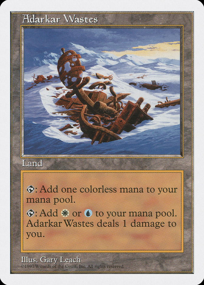 Adarkar Wastes [Fifth Edition] - Magic: The Gathering - Card Brawlers | Quebec | Canada |