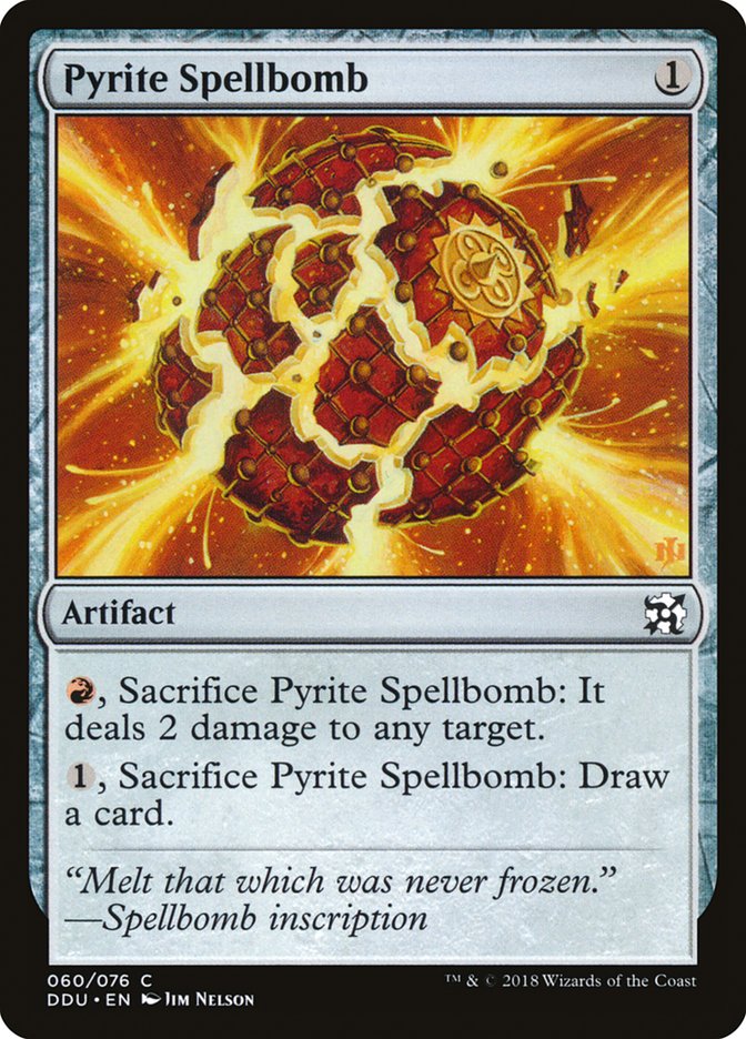 Pyrite Spellbomb [Duel Decks: Elves vs. Inventors] - Magic: The Gathering - Card Brawlers | Quebec | Canada |