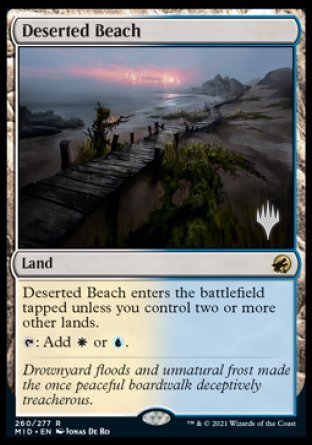 Deserted Beach (Promo Pack) [Innistrad: Midnight Hunt Promos] - Magic: The Gathering - Card Brawlers | Quebec | Canada |