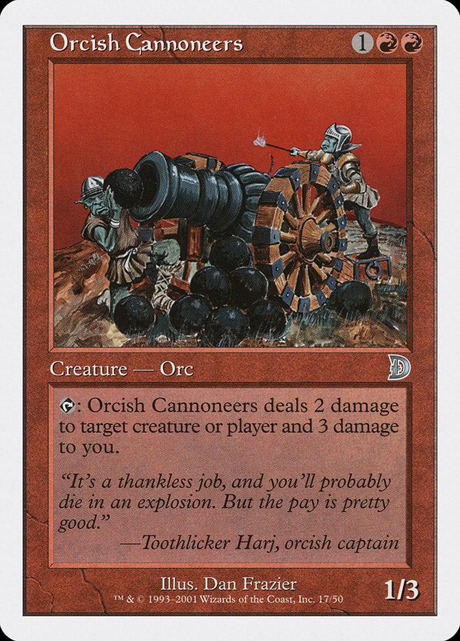 Orcish Cannoneers [Deckmasters] - Magic: The Gathering - Card Brawlers | Quebec | Canada |