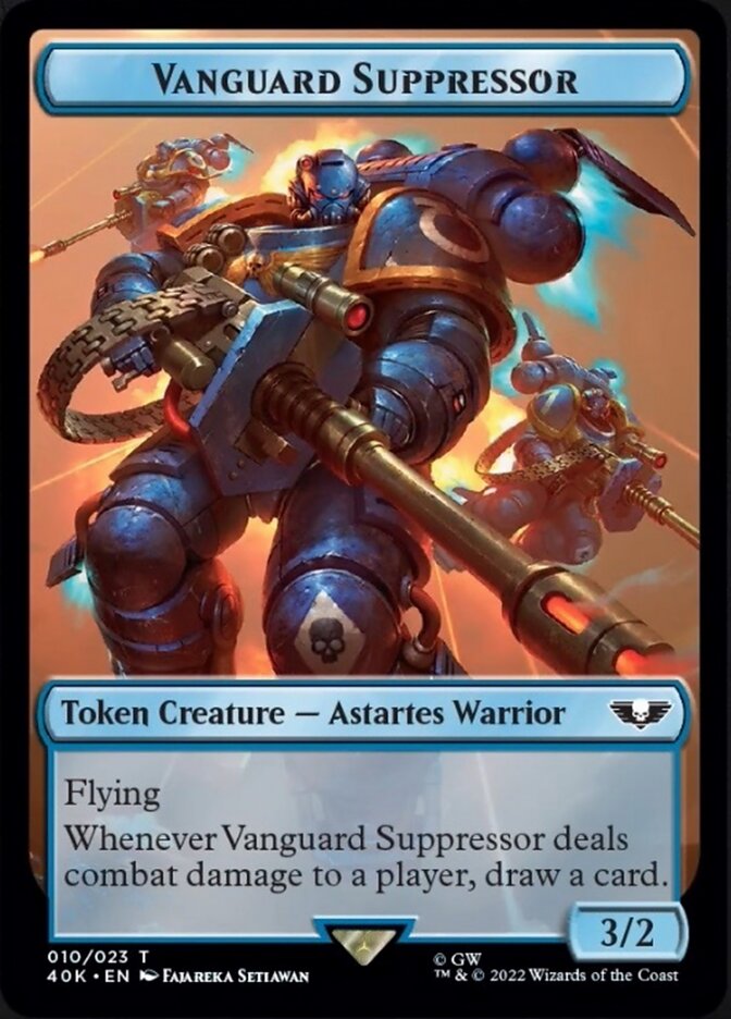 Soldier (004) // Vanguard Suppressor Double-Sided Token [Warhammer 40,000 Tokens] - Magic: The Gathering - Card Brawlers | Quebec | Canada |