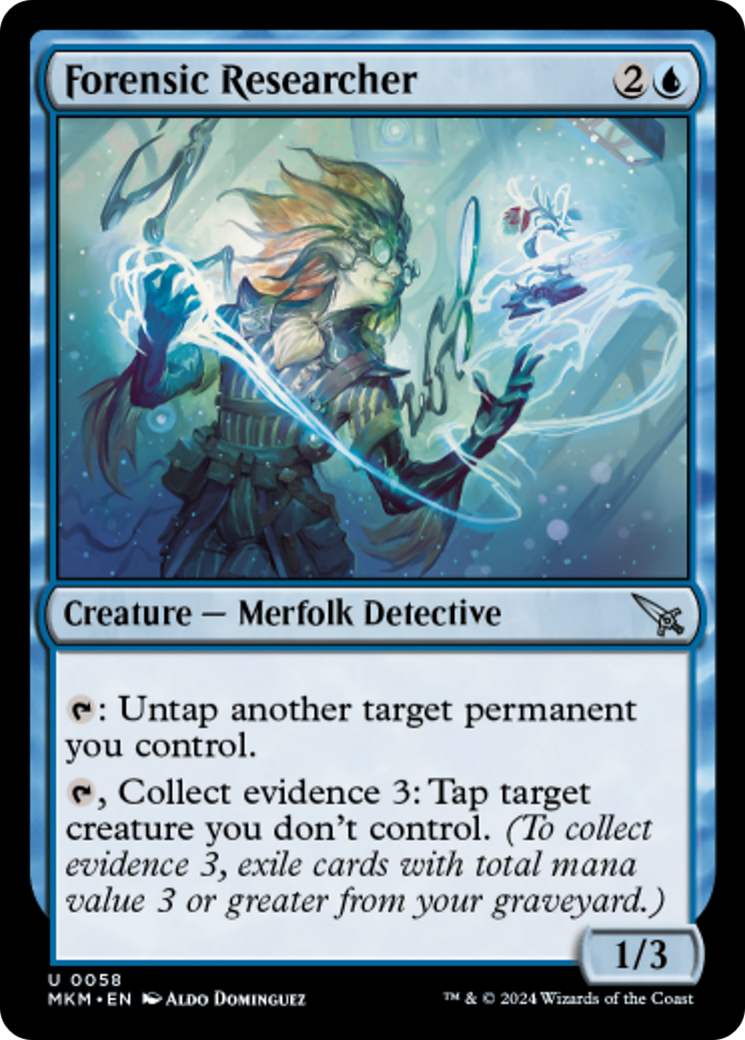 Forensic Researcher [Murders at Karlov Manor] - Magic: The Gathering - Card Brawlers | Quebec | Canada |