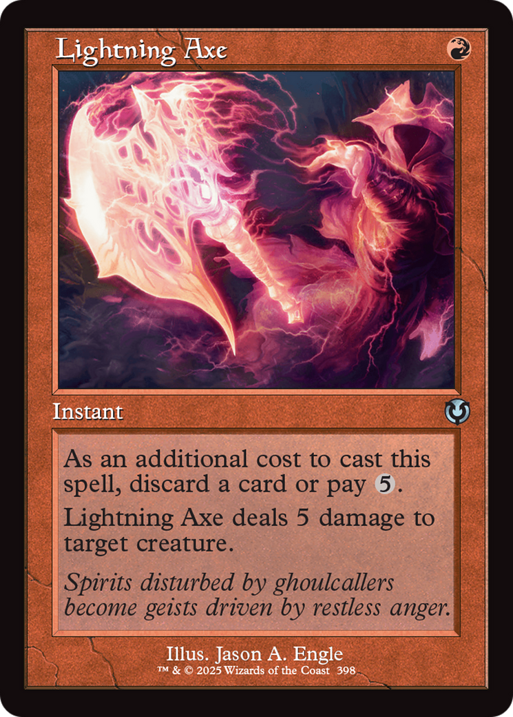 Lightning Axe (Retro Frame) [Innistrad Remastered] - Magic: The Gathering - Card Brawlers | Quebec | Canada |
