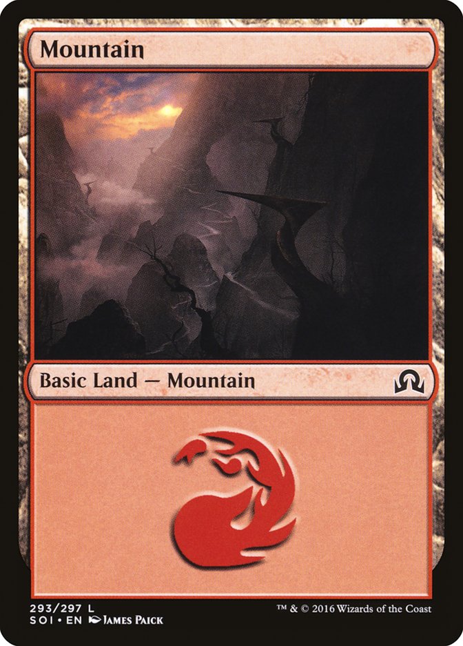 Mountain (293) [Shadows over Innistrad] - Magic: The Gathering - Card Brawlers | Quebec | Canada |