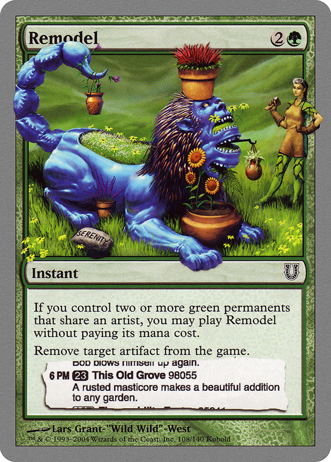 Remodel [Unhinged] - Magic: The Gathering - Card Brawlers | Quebec | Canada |