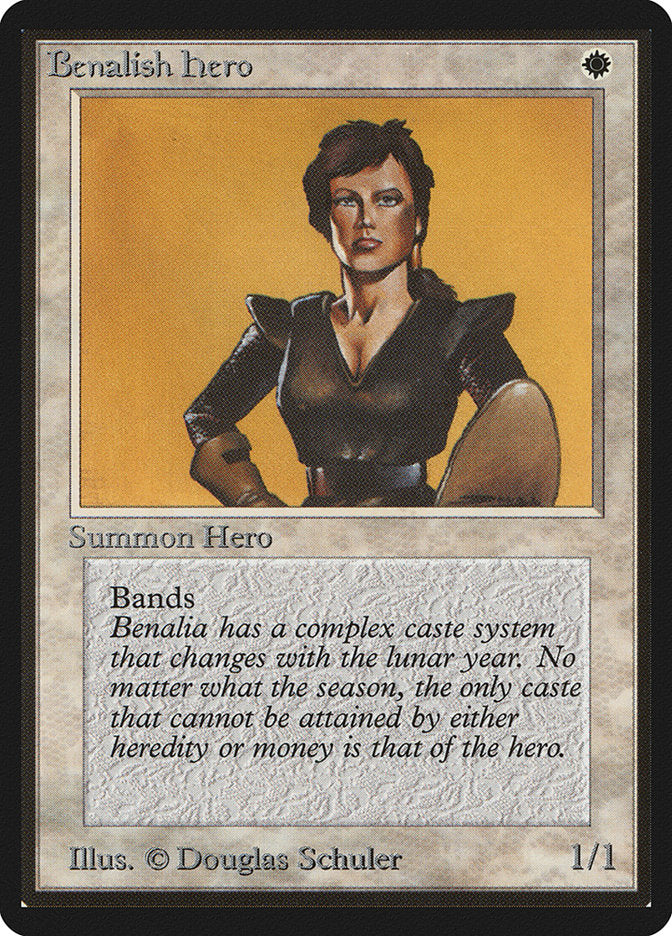 Benalish Hero [Beta Edition] - Magic: The Gathering - Card Brawlers | Quebec | Canada |