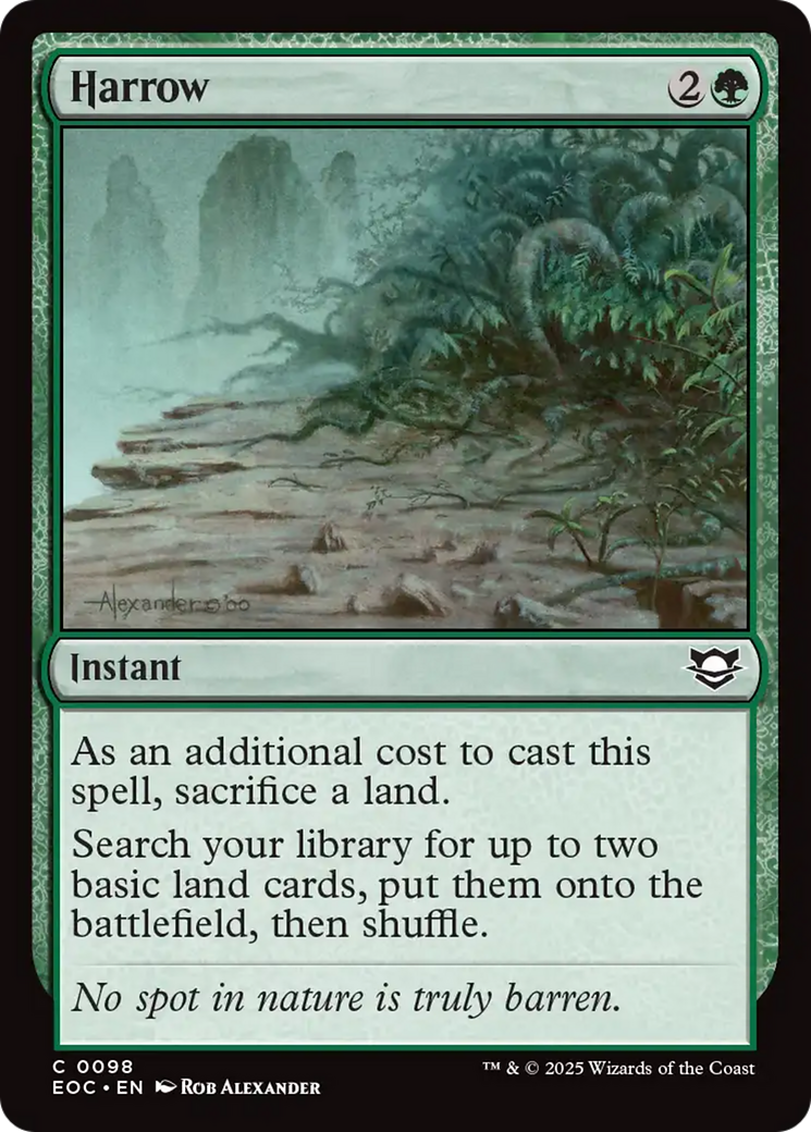 Harrow [Edge of Eternities Commander] - Magic: The Gathering - Card Brawlers | Quebec | Canada |