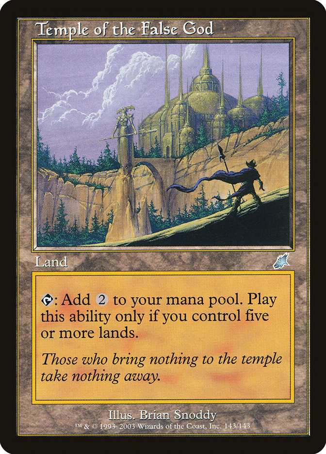 Temple of the False God [Scourge] - Magic: The Gathering - Card Brawlers | Quebec | Canada |