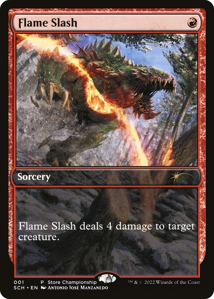 Flame Slash (Extended Art) [Store Championships 2022] - Magic: The Gathering - Card Brawlers | Quebec | Canada |
