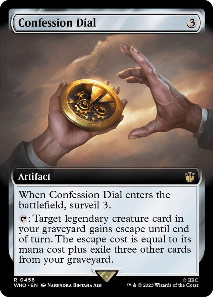 Confession Dial (Extended Art) [Doctor Who] - Magic: The Gathering - Card Brawlers | Quebec | Canada |