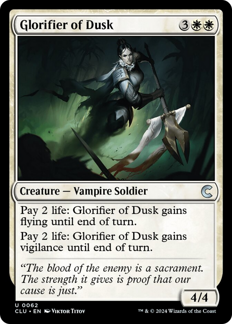 Glorifier of Dusk [Ravnica: Clue Edition] - Magic: The Gathering - Card Brawlers | Quebec | Canada |