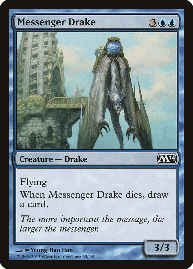 Messenger Drake [Magic 2014] - Magic: The Gathering - Card Brawlers | Quebec | Canada |