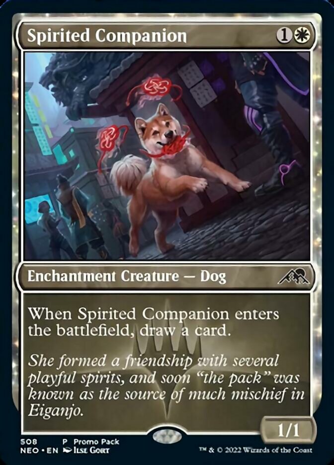 Spirited Companion (Promo Pack) [Kamigawa: Neon Dynasty Promos] - Magic: The Gathering - Card Brawlers | Quebec | Canada |