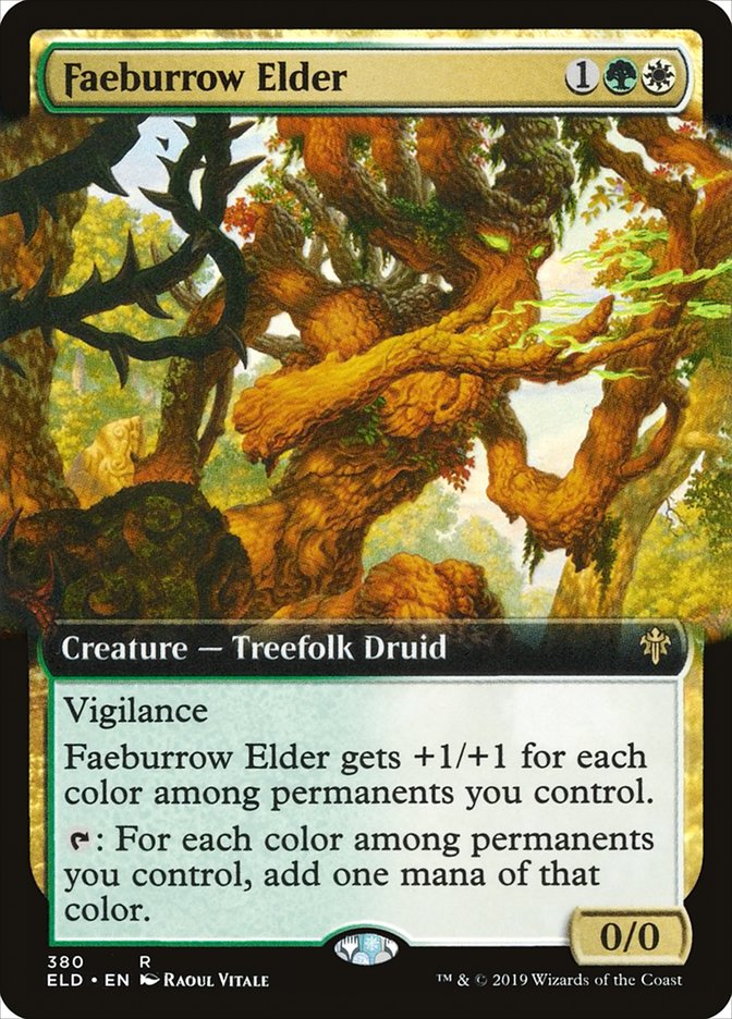 Faeburrow Elder (Extended Art) [Throne of Eldraine] - Magic: The Gathering - Card Brawlers | Quebec | Canada |