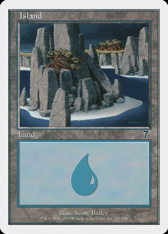 Island (332) [Seventh Edition] - Magic: The Gathering - Card Brawlers | Quebec | Canada |