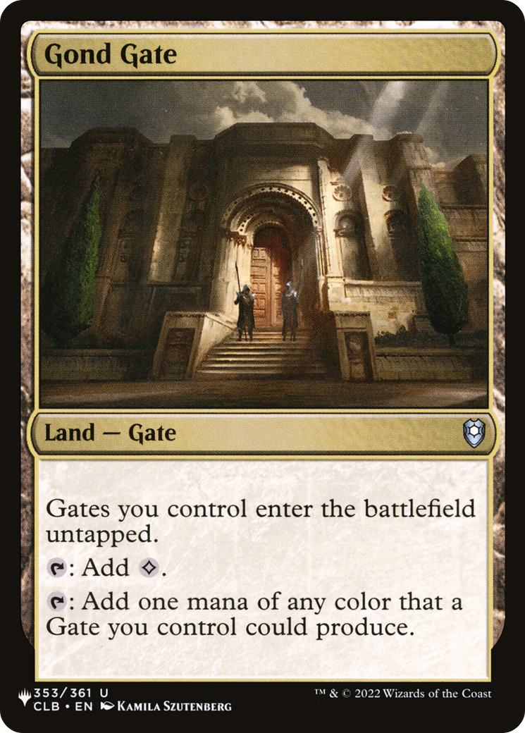 Gond Gate [The List] - Magic: The Gathering - Card Brawlers | Quebec | Canada |
