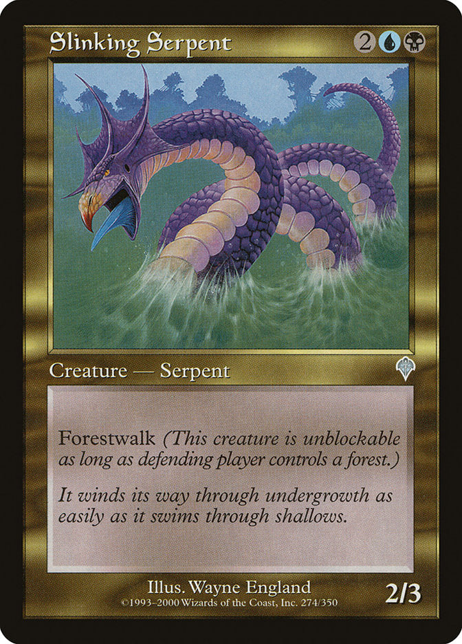 Slinking Serpent [Invasion] - Magic: The Gathering - Card Brawlers | Quebec | Canada |