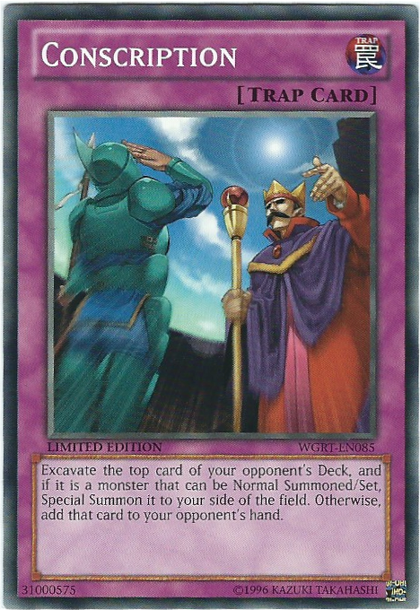 Conscription [WGRT-EN085] Common - Yu-Gi-Oh! - Card Brawlers | Quebec | Canada |