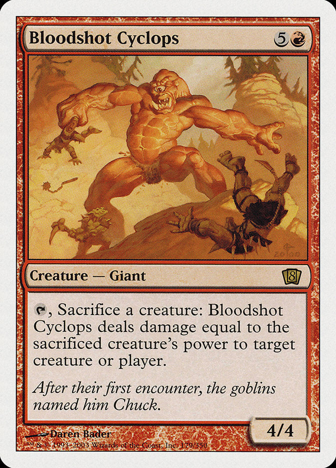 Bloodshot Cyclops [Eighth Edition] - Magic: The Gathering - Card Brawlers | Quebec | Canada |