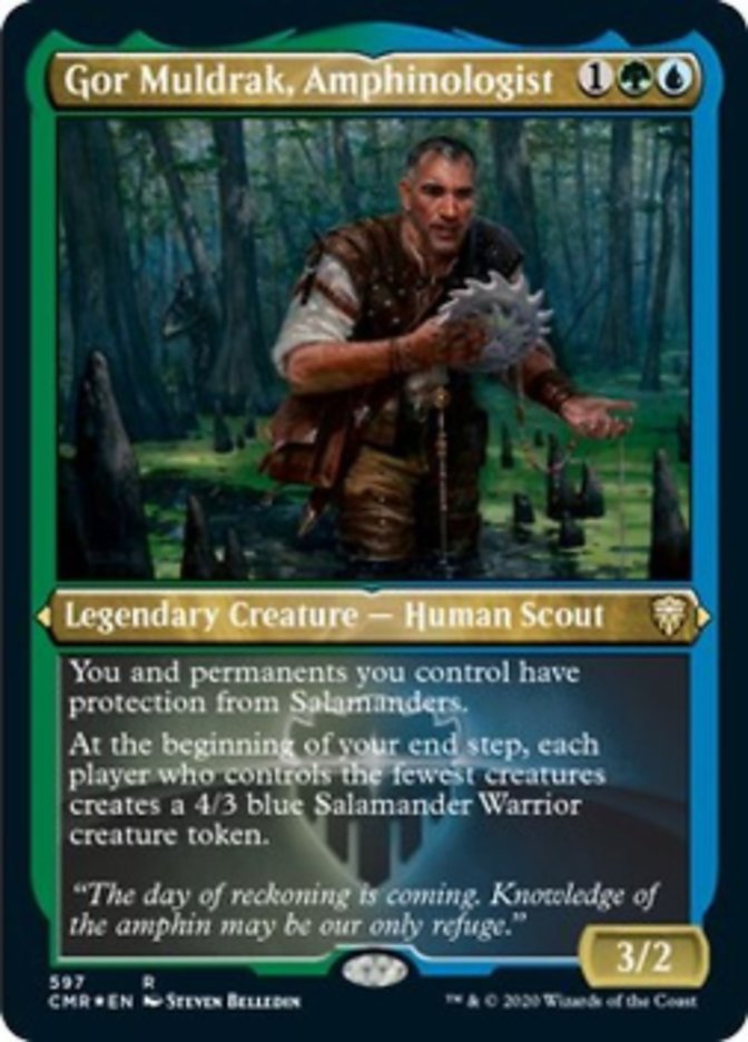 Gor Muldrak, Amphinologist (Etched) [Commander Legends] - Magic: The Gathering - Card Brawlers | Quebec | Canada |