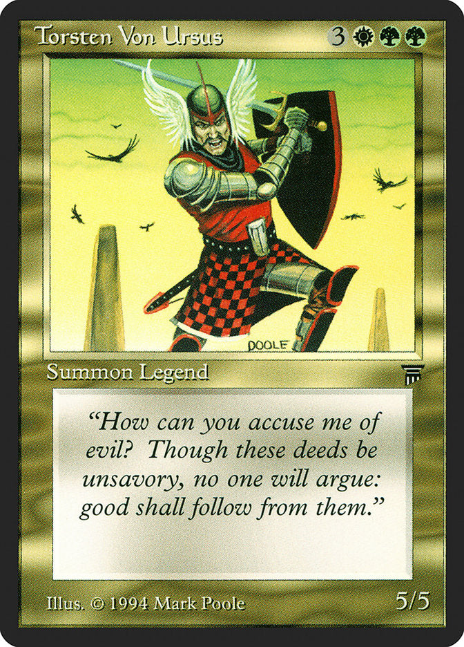 Torsten Von Ursus [Legends] - Magic: The Gathering - Card Brawlers | Quebec | Canada |