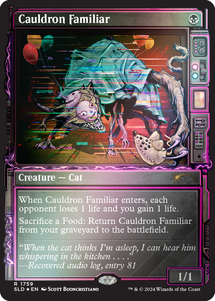 Cauldron Familiar (Rainbow Foil) [Secret Lair Drop Series] - Magic: The Gathering - Card Brawlers | Quebec | Canada |
