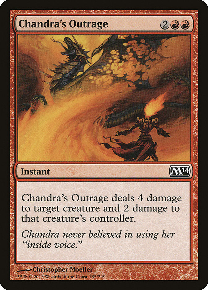 Chandra's Outrage [Magic 2014] - Magic: The Gathering - Card Brawlers | Quebec | Canada |