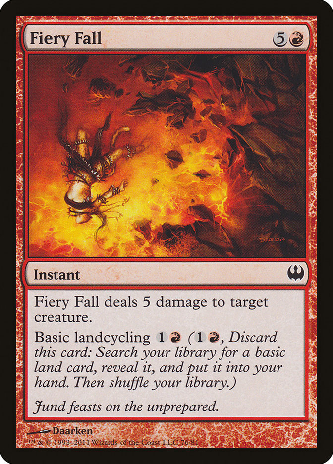 Fiery Fall [Duel Decks: Knights vs. Dragons] - Magic: The Gathering - Card Brawlers | Quebec | Canada |