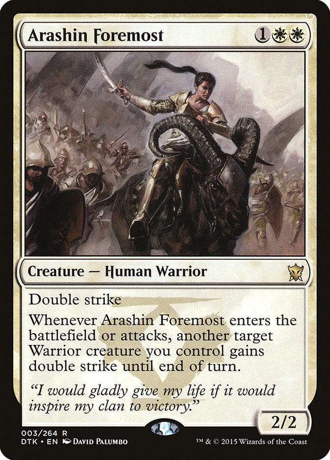 Arashin Foremost [Dragons of Tarkir] - Magic: The Gathering - Card Brawlers | Quebec | Canada |