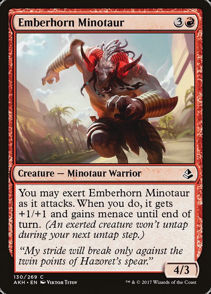 Emberhorn Minotaur [Amonkhet] - Magic: The Gathering - Card Brawlers | Quebec | Canada |