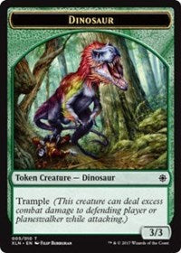 Dinosaur // Treasure (008) Double-Sided Token [Ixalan Tokens] - Magic: The Gathering - Card Brawlers | Quebec | Canada |