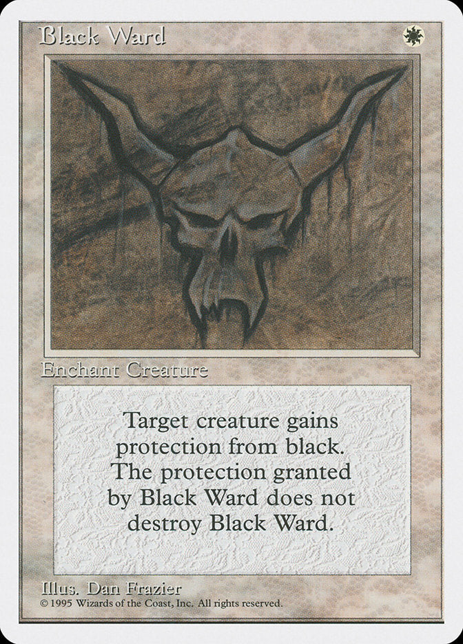 Black Ward [Fourth Edition] - Magic: The Gathering - Card Brawlers | Quebec | Canada |