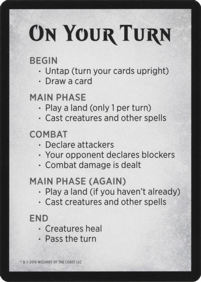 Rules Card [War of the Spark Tokens] - Magic: The Gathering - Card Brawlers | Quebec | Canada |