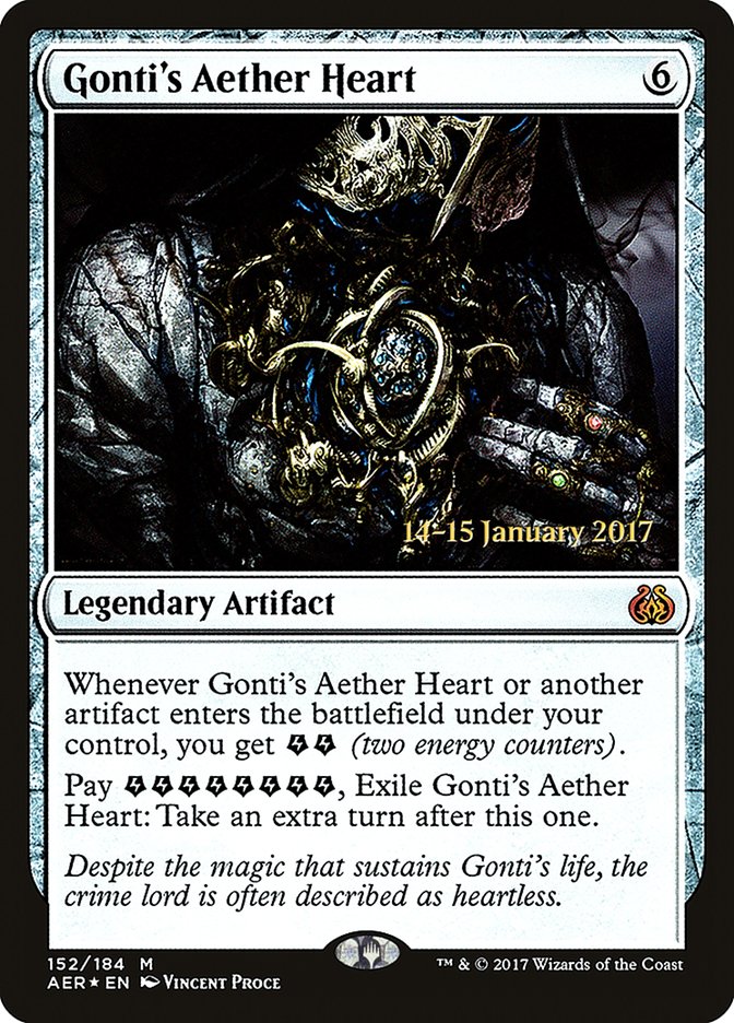 Gonti's Aether Heart [Aether Revolt Prerelease Promos] - Magic: The Gathering - Card Brawlers | Quebec | Canada |