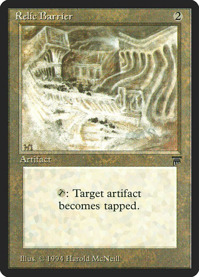 Relic Barrier [Legends] - Magic: The Gathering - Card Brawlers | Quebec | Canada |