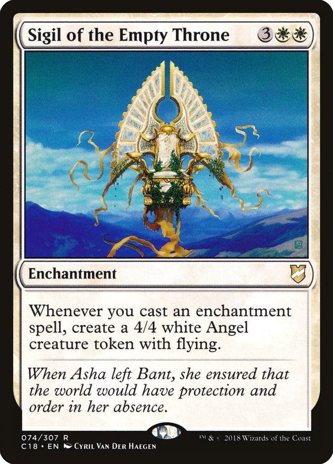 Sigil of the Empty Throne [Commander 2018] - Magic: The Gathering - Card Brawlers | Quebec | Canada |