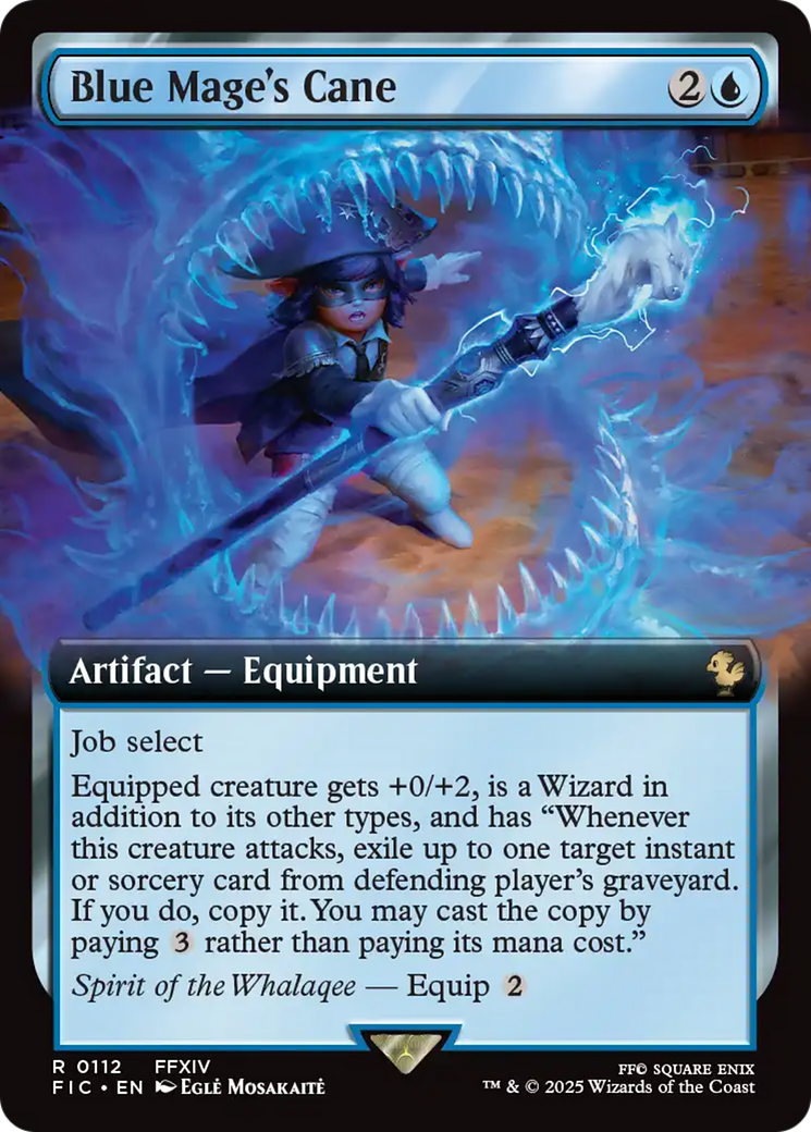 Blue Mage's Cane (Extended Art) [FINAL FANTASY Commander] - Magic: The Gathering - Card Brawlers | Quebec | Canada |