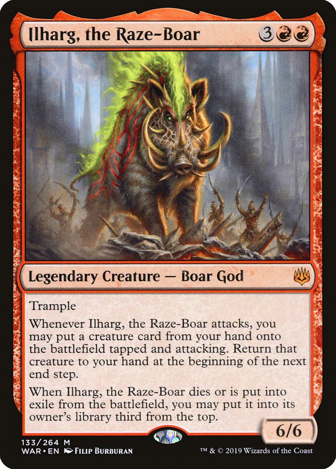 Ilharg, the Raze-Boar [War of the Spark] - Magic: The Gathering - Card Brawlers | Quebec | Canada |