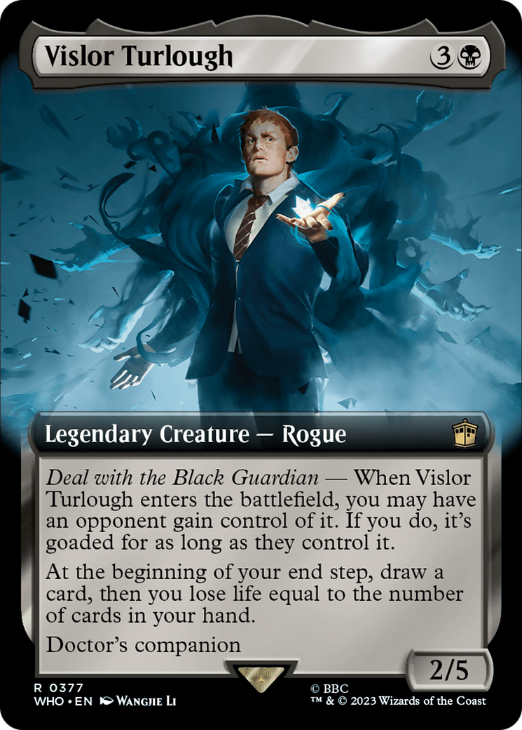 Vislor Turlough (Extended Art) [Doctor Who] - Magic: The Gathering - Card Brawlers | Quebec | Canada |